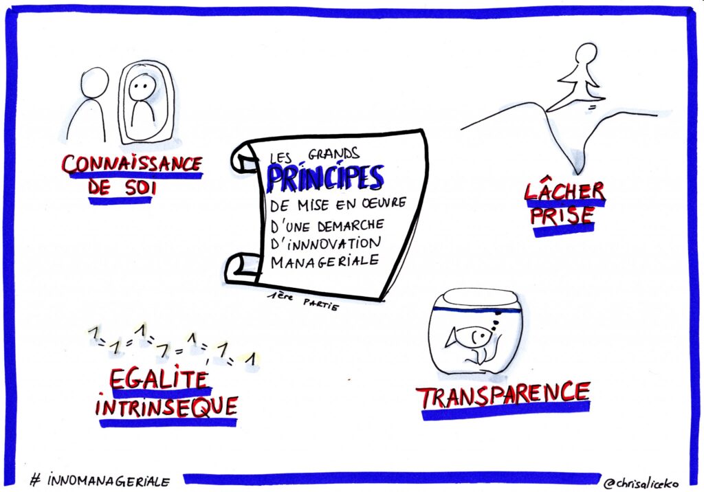 Principes de mise en oeuvre d'une démarche d'innovation. Facilitation graphique. #transformation des organisations